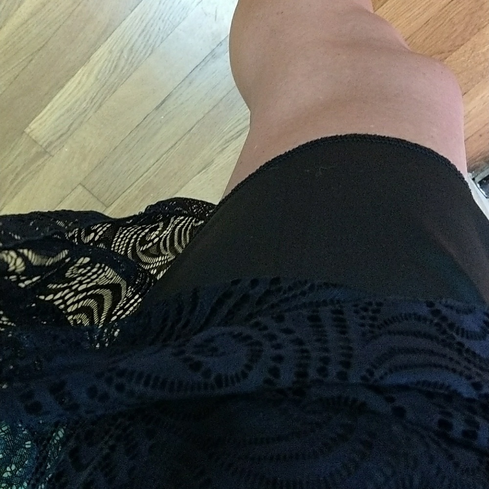 NWT! SEXY BLACK LACE ☀DRESS!! SZ LG 7-9 - Picture 4 of 4