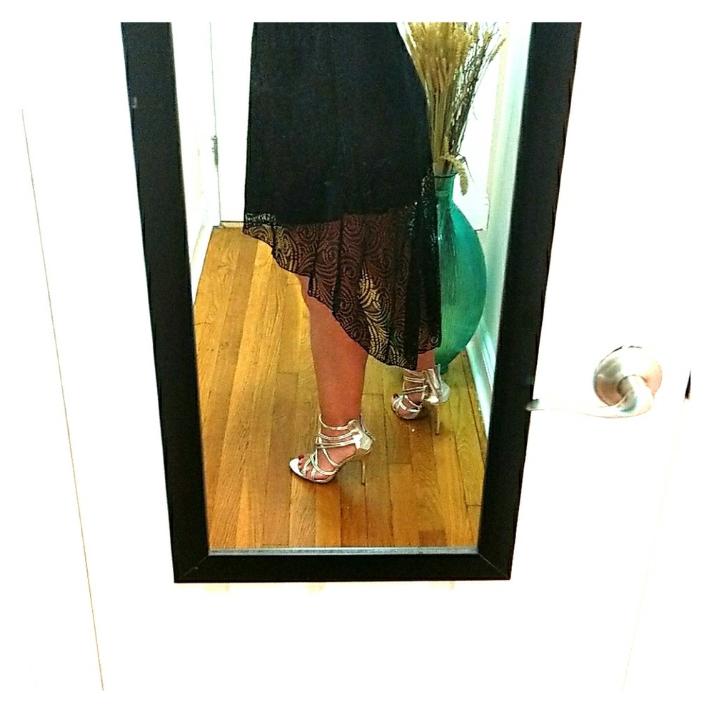 NWT! SEXY BLACK LACE ☀DRESS!! SZ LG 7-9 - Picture 2 of 4