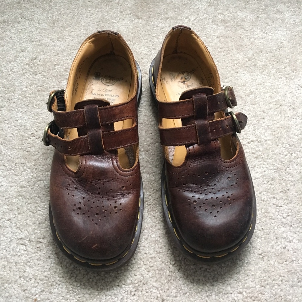 Doc Martens Mary Janes Brown Women's 6-7