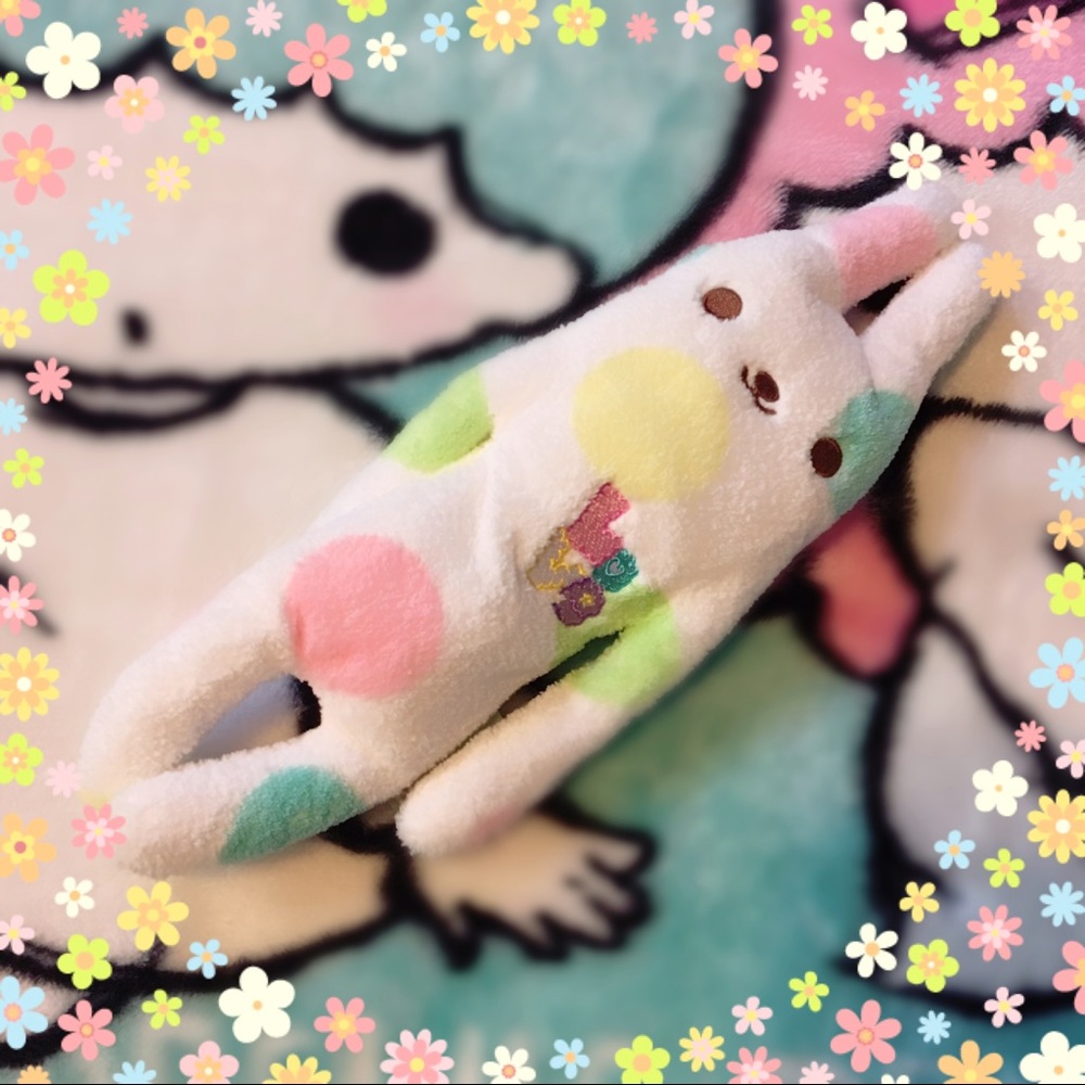 Long Pastel Kawaii Bunny Pencil Zipper Pouch