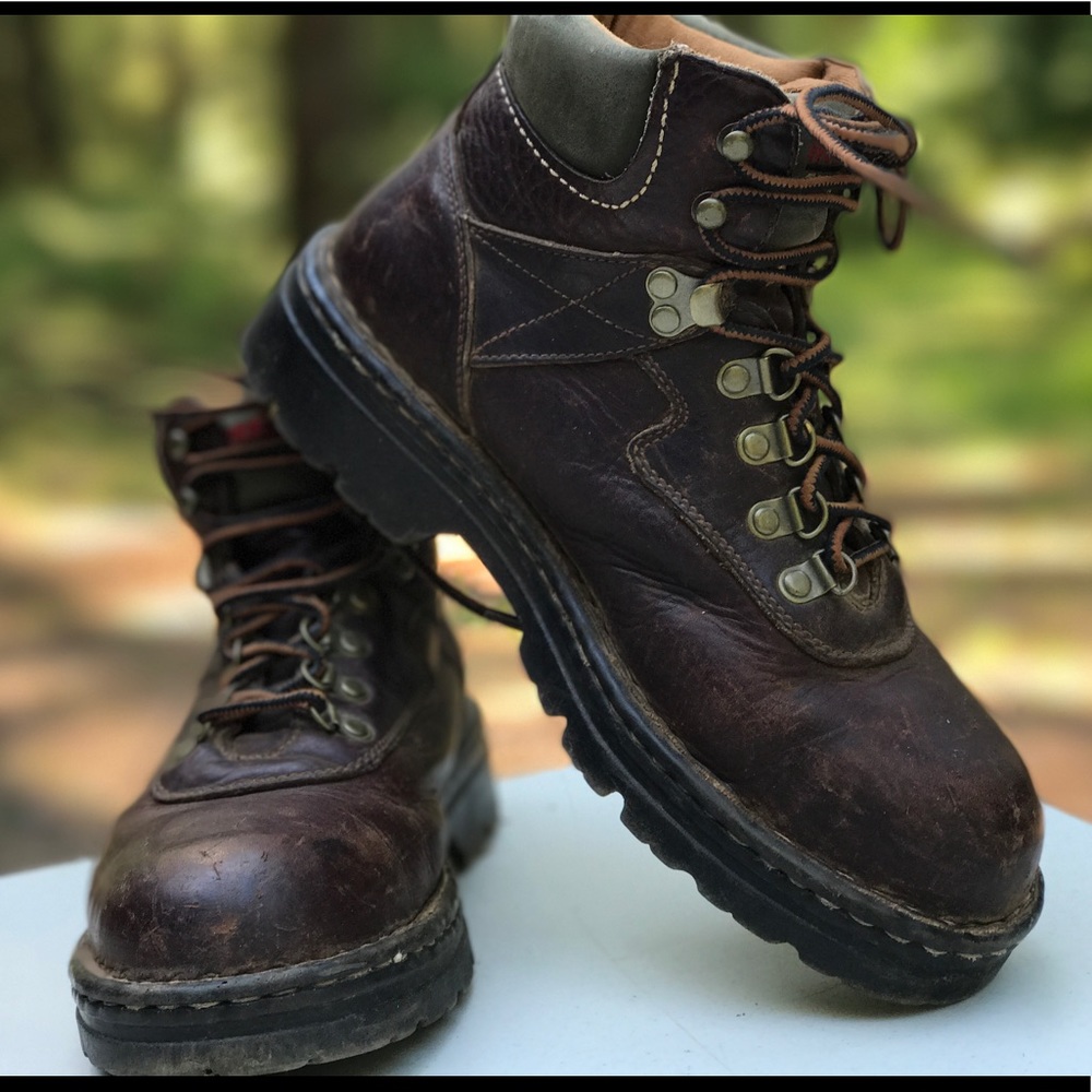 *SOLD* Carolina lace up leather Work Boot 8