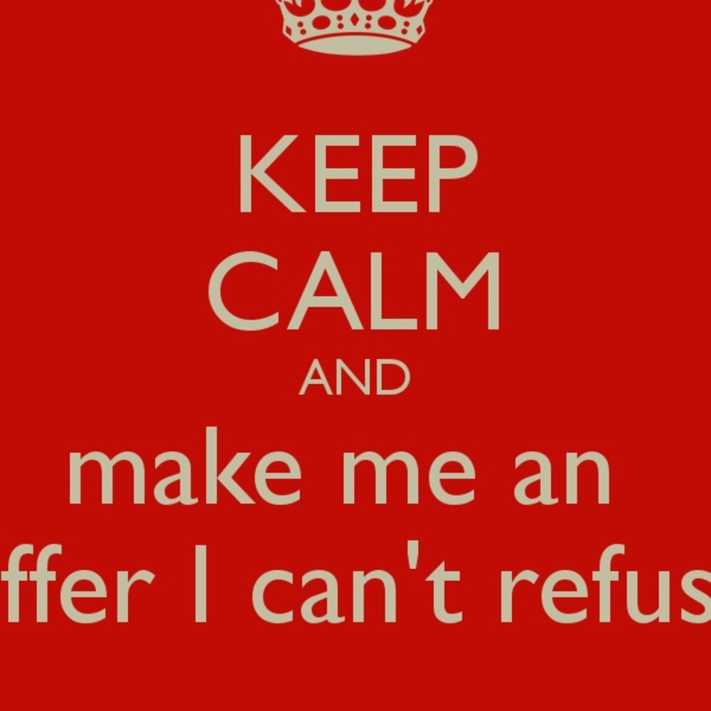 All offers considered