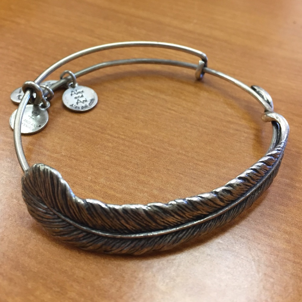 Alex and Amani feather bracelet