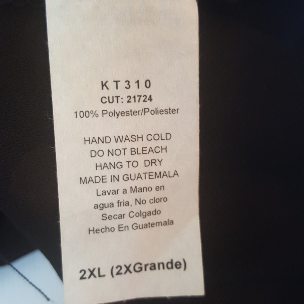 NWOT Plus Size Zipper Shoulder Sheer Shirt - Picture 7 of 7