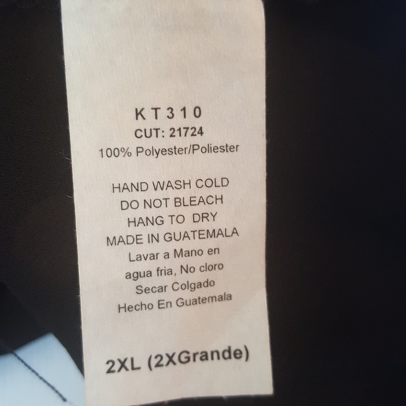 NWOT Plus Size Zipper Shoulder Sheer Shirt - Picture 7 of 7