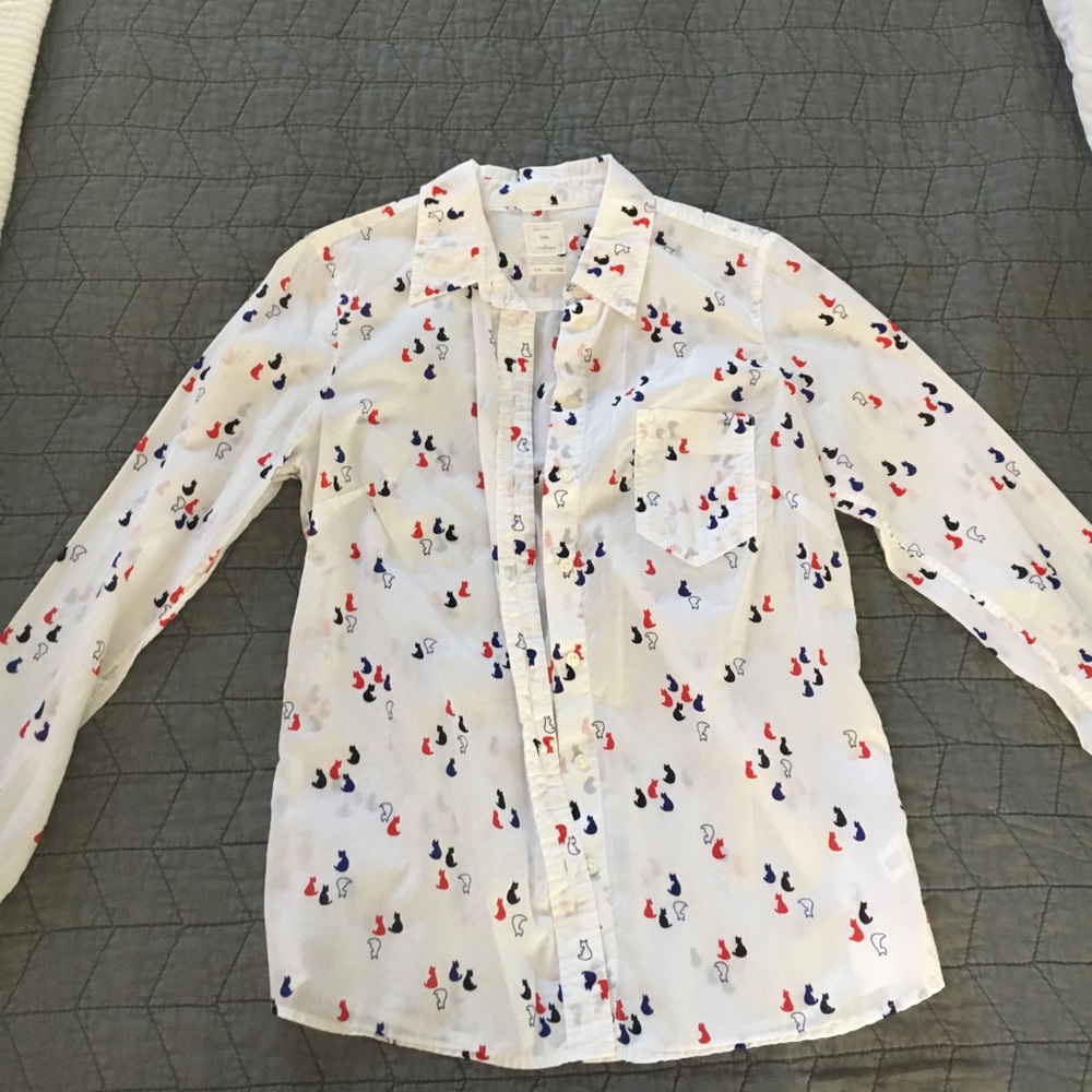 Gap button up blouse. Size S