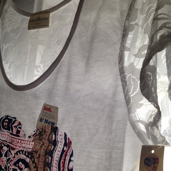 Last one! Medium Love white rose lace back/sleeves - Picture 3 of 5