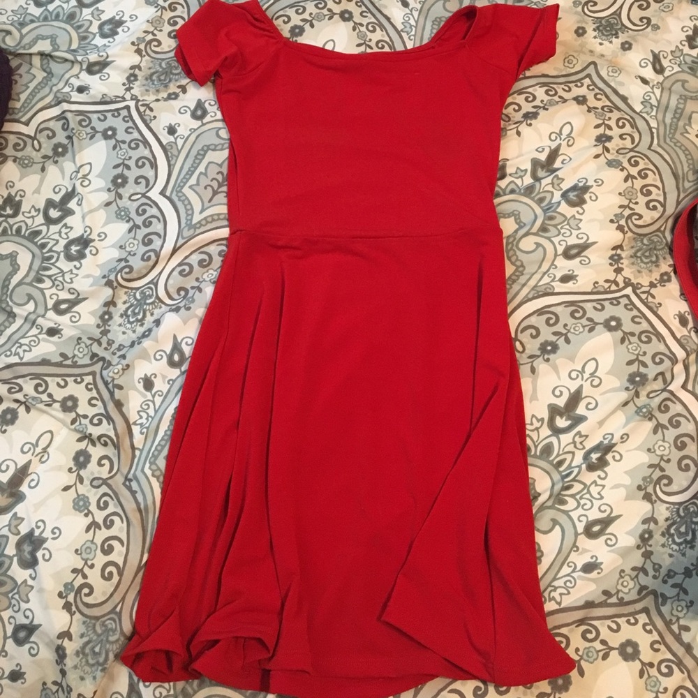 Red dress
