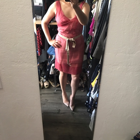 BCBG Runway silk origami dress, 2 - Picture 7 of 8