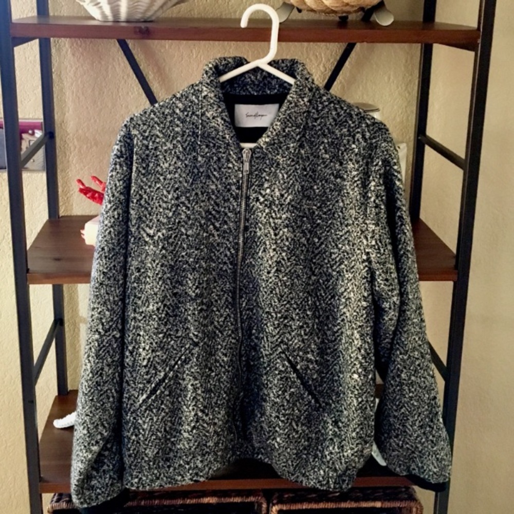 Virgin wool work jacket
