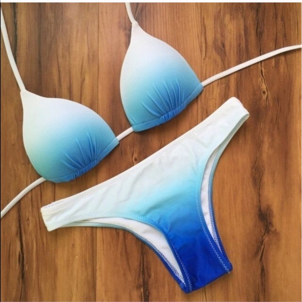 67. Preorder Moana Waikiki Ombré blue swimsuit - Picture 2 of 3