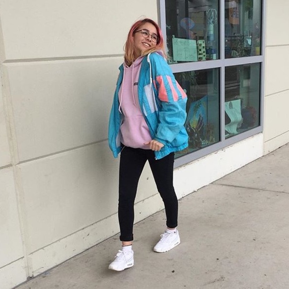 Blair vintage colorblock windbreaker