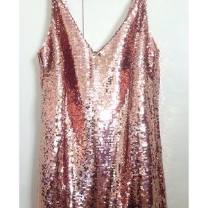 Rose Gold ASOS Sequin Dress