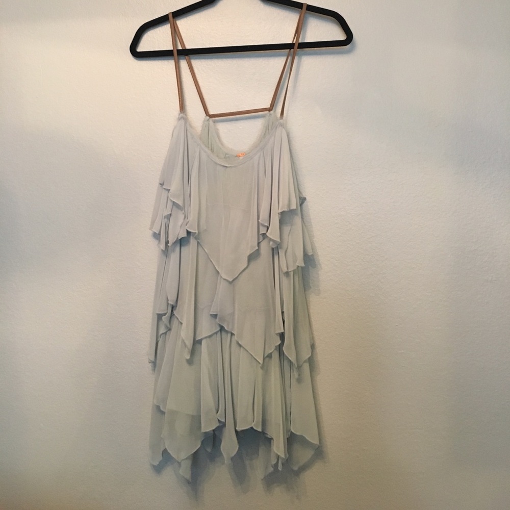 Free People baby blue size small slip dress