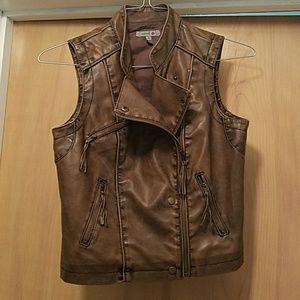 Vegan Leather Vest