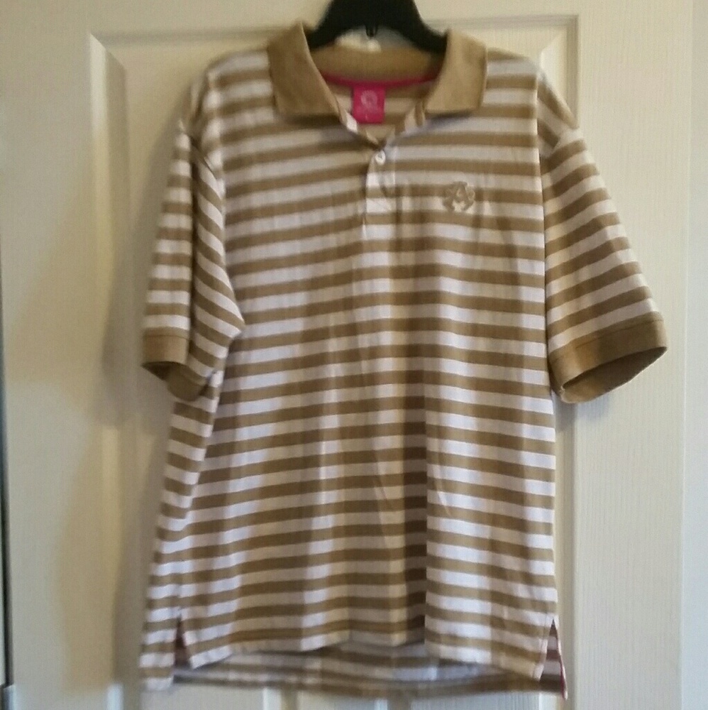 Akademiks Striped Collard Shirt