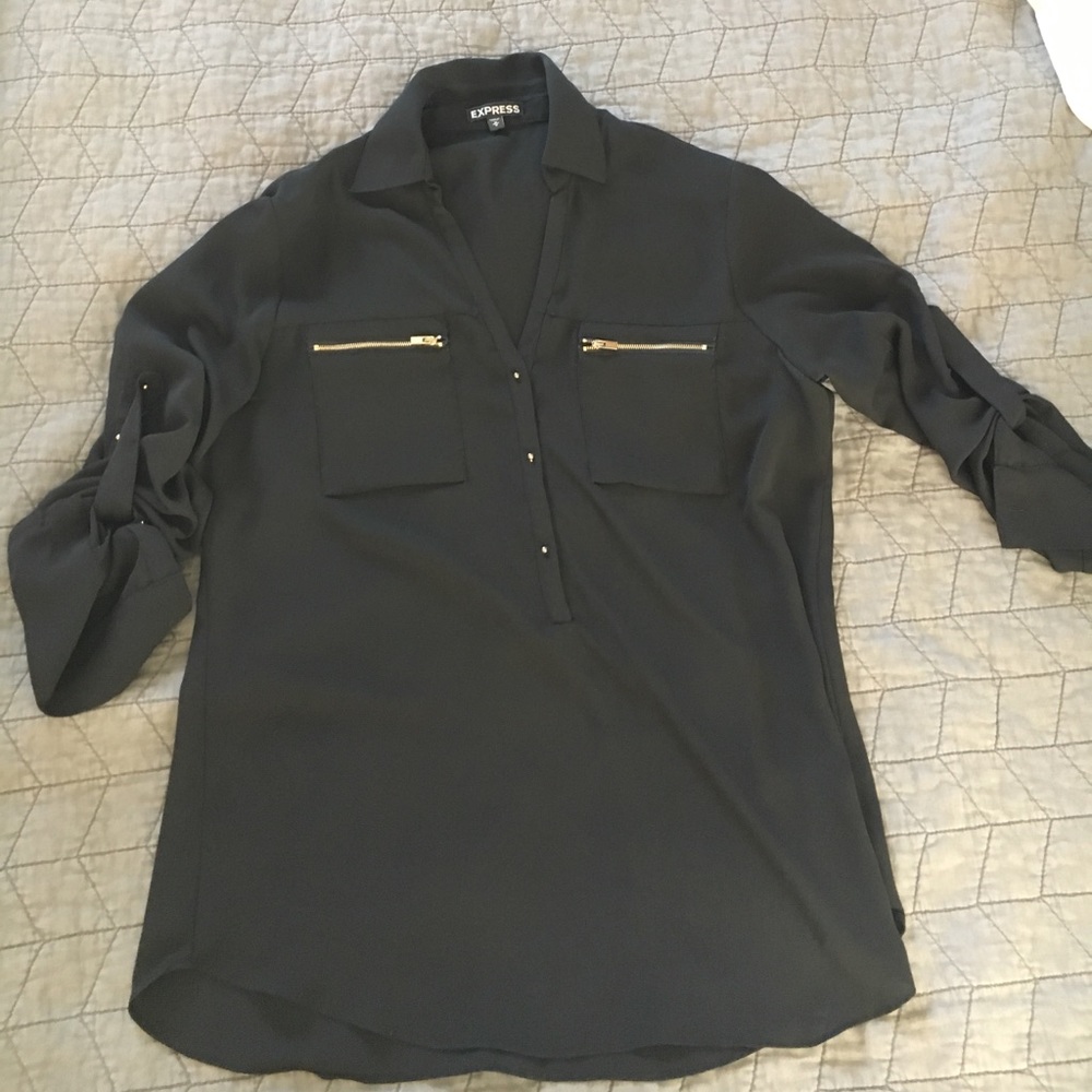 Black Express blouse. Size M.