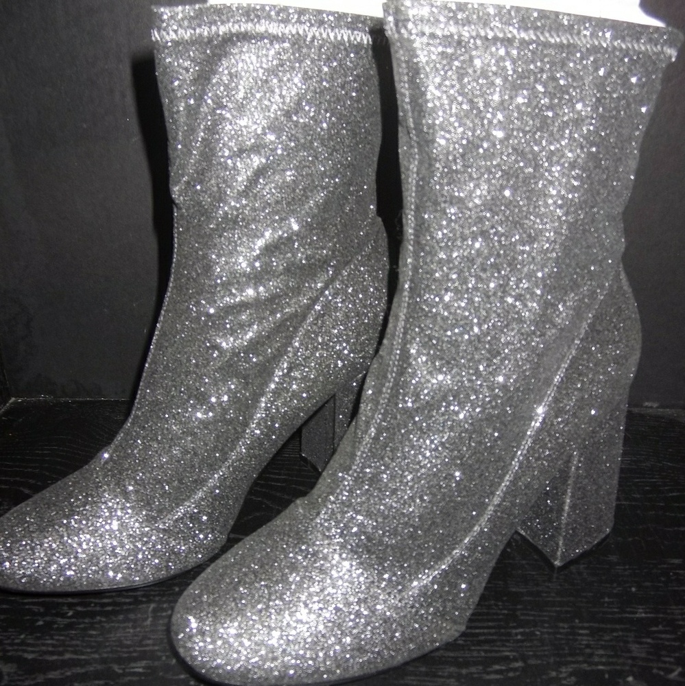 Glitter Ankle Boots