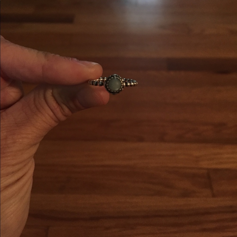Pandora Birthstone Ring (aquamarine)