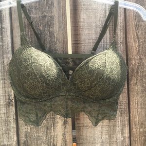 Olive push up bralette