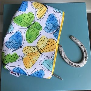Clinique butterfly cosmetic bag