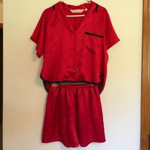 VS red pajama set