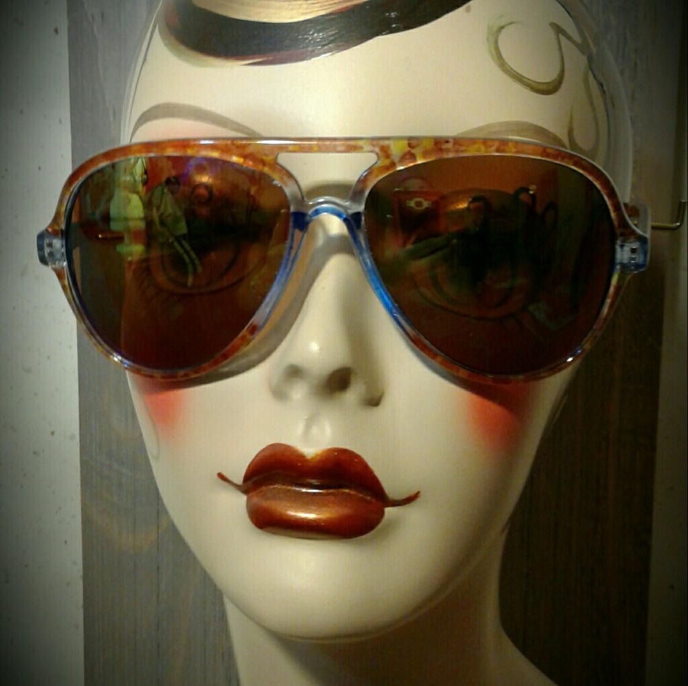 Colorworks Eyewear PlasticAviator in BLUE/TORTOISE