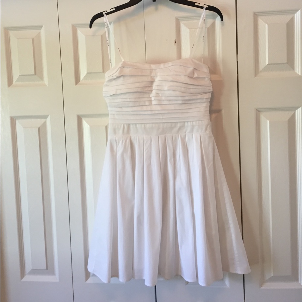 B. Darlin White Strapless Dress
