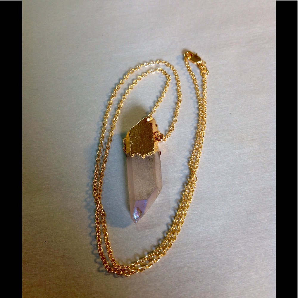 14K Gold Filled Crystal Necklace