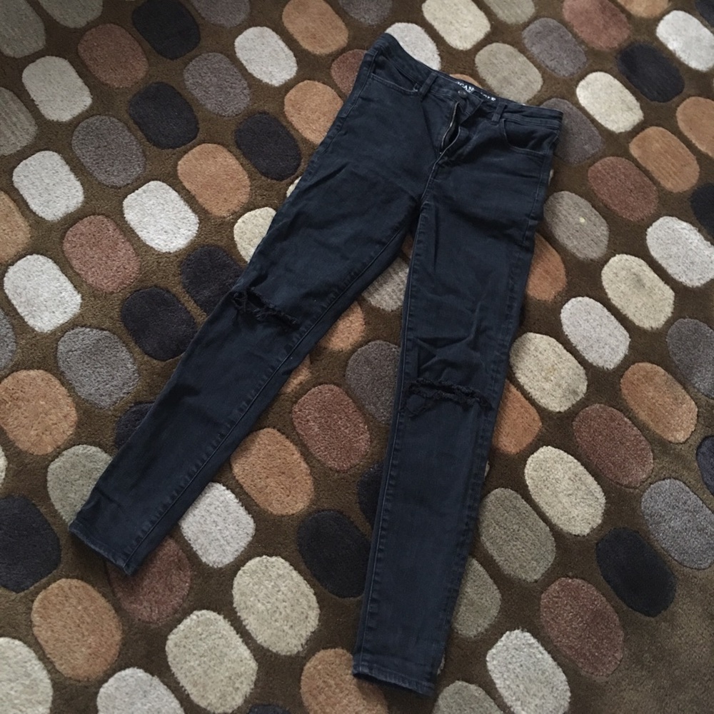 American Eagle High Rise Black Jegging 6
