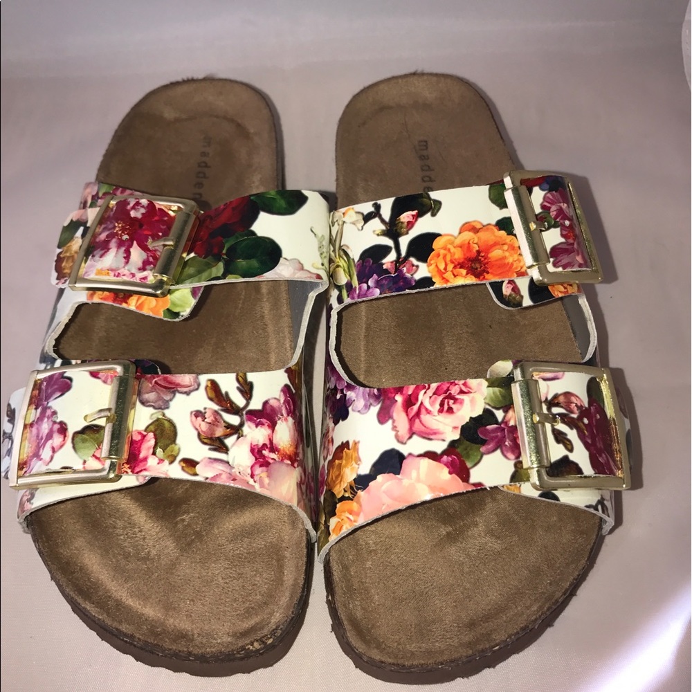 Floral madden girl slipons