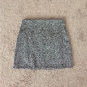 Black and grey skirt