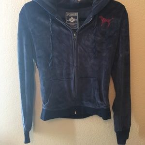 Victoria Secret "you wish" velvet Hoodie jacket
