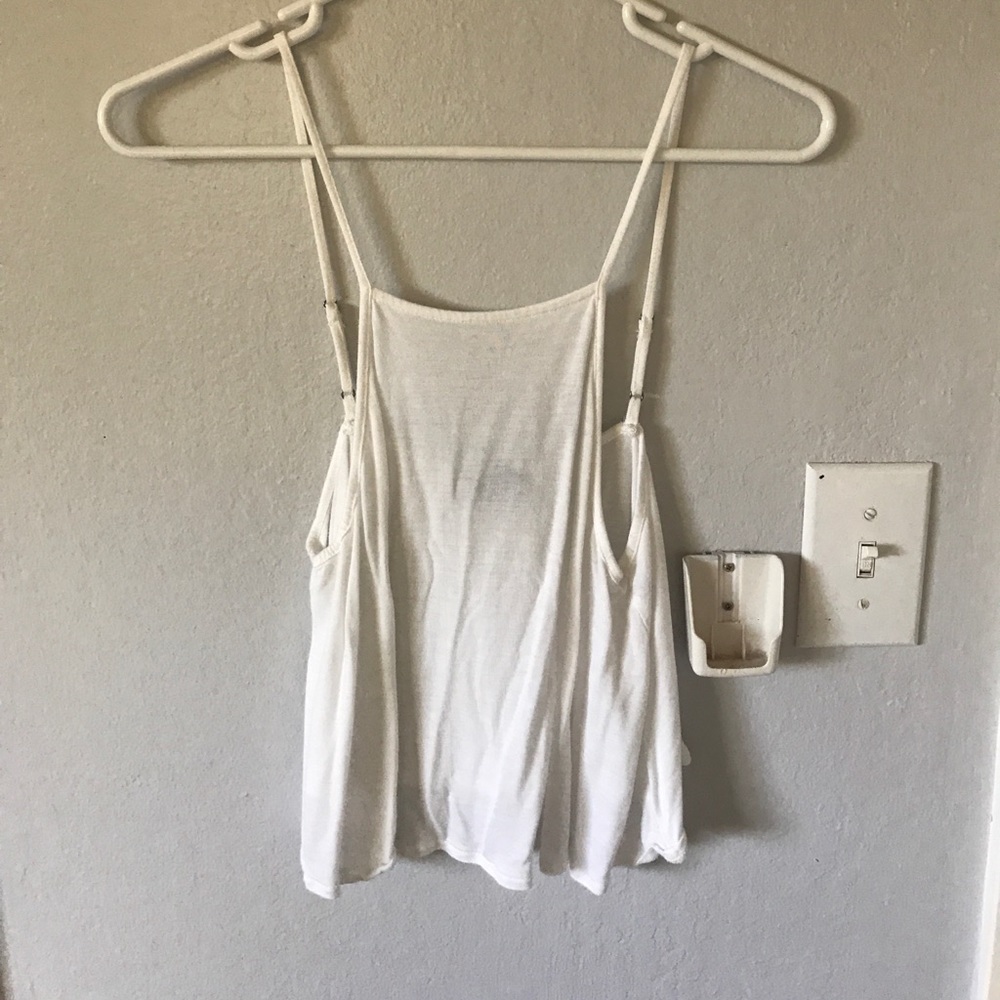 White Crop Tank