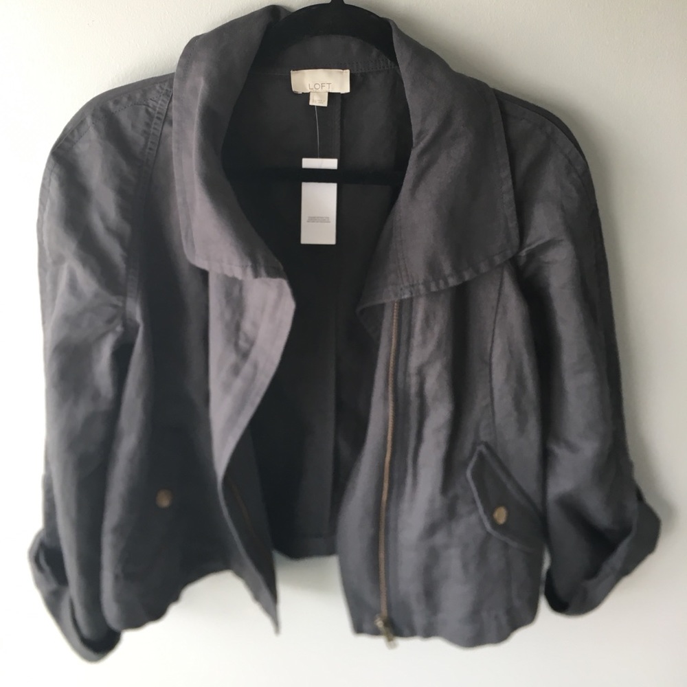 Charcoal Grey Loft Jacket - NEW WITH TAGS