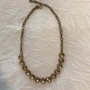 J. Crew gemstone statement necklace