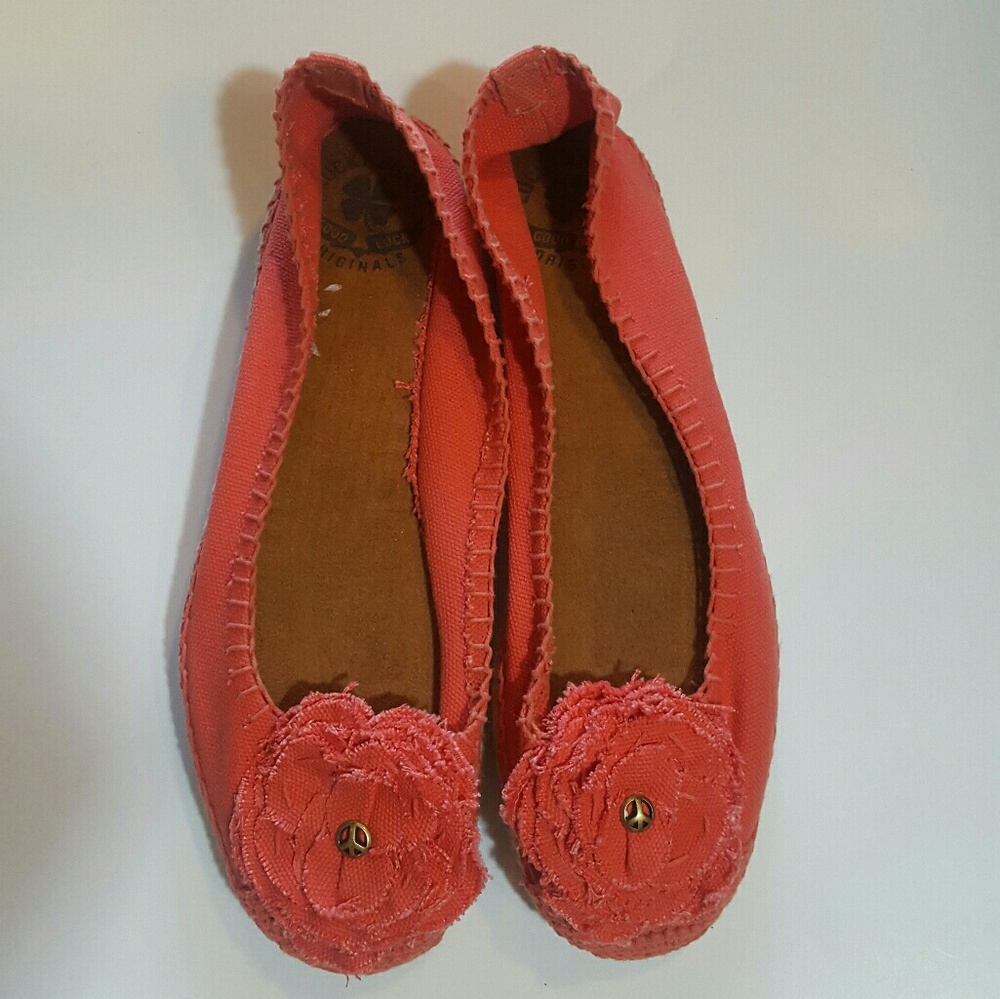 Lucky Brand Coral Flats