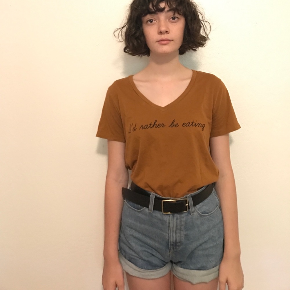 I'd rather be eating Tee