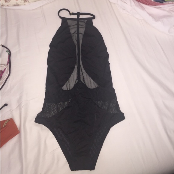 Victoria's Secret Mesh Black Monokini - Picture 2 of 5