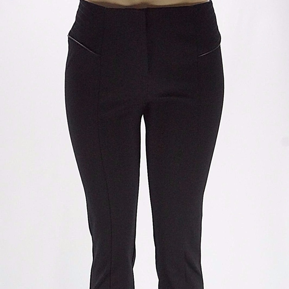 Alfani faux leather trim pants size 16