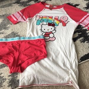 Hello kitty pj set
