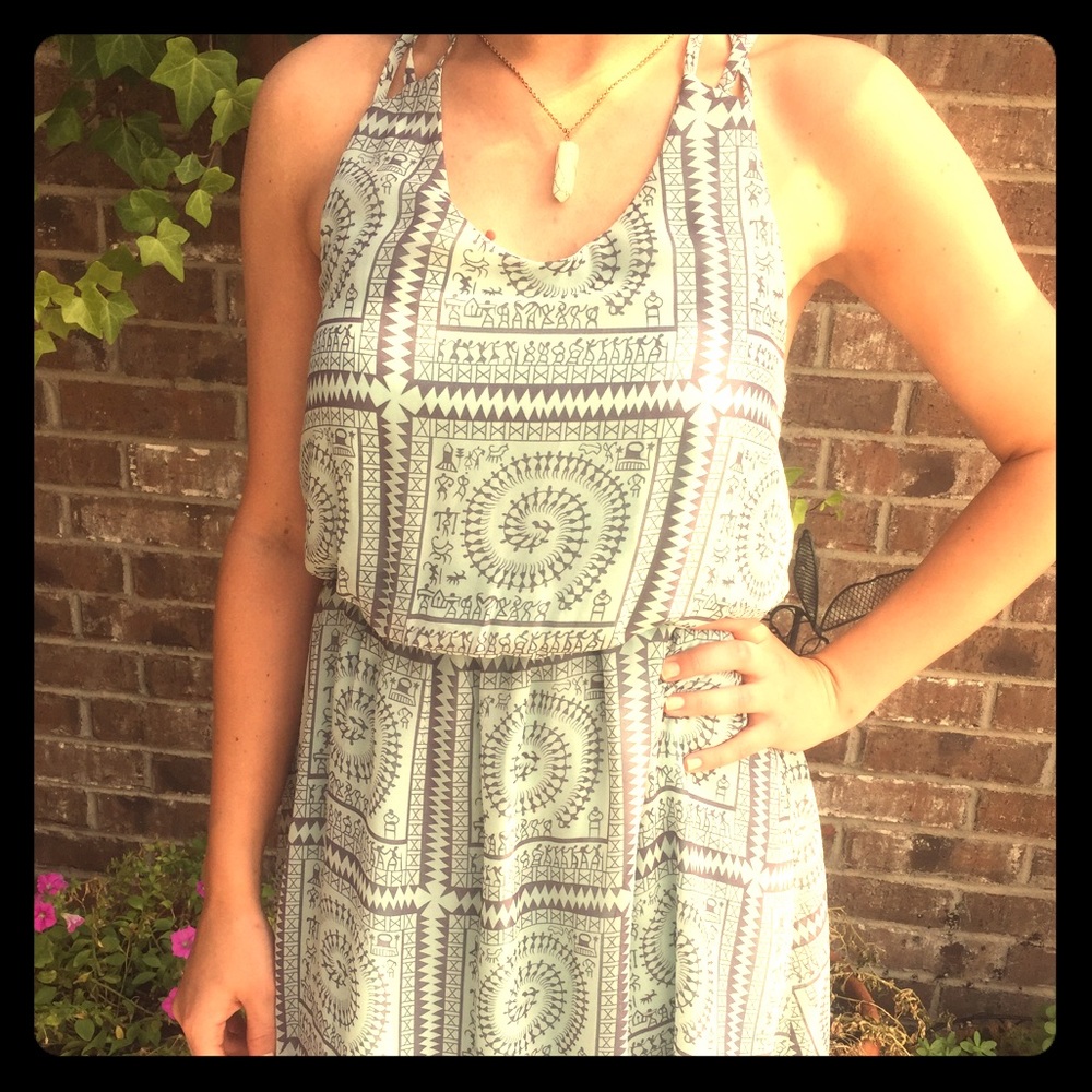 Pale blue Altar'd State dress