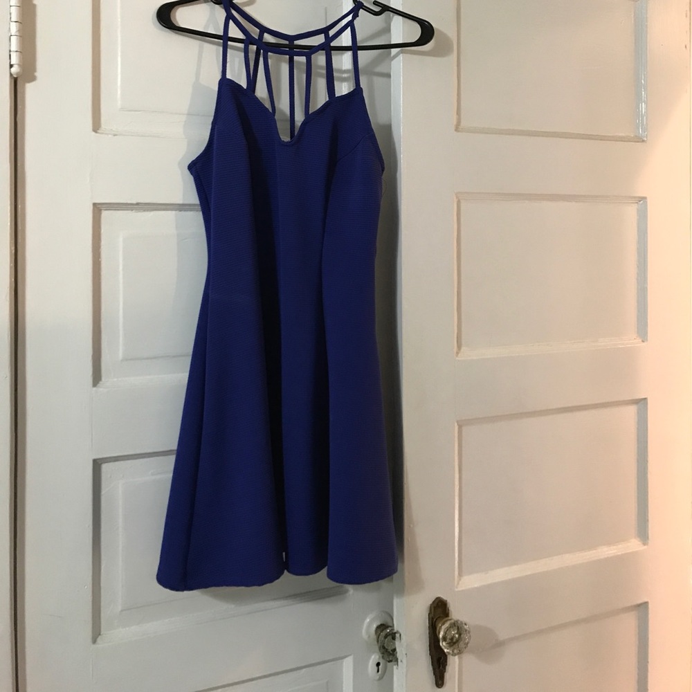 Royal blue dress