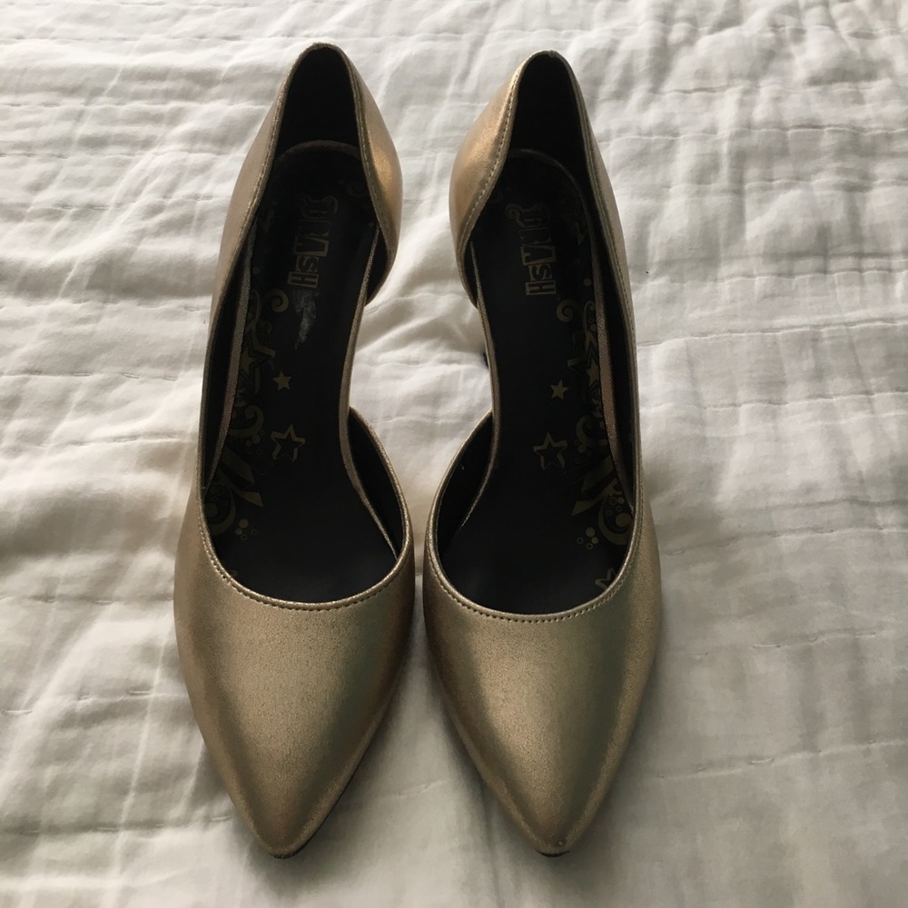 Brash Gold Heels👠