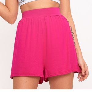 High waisted flowy shorts