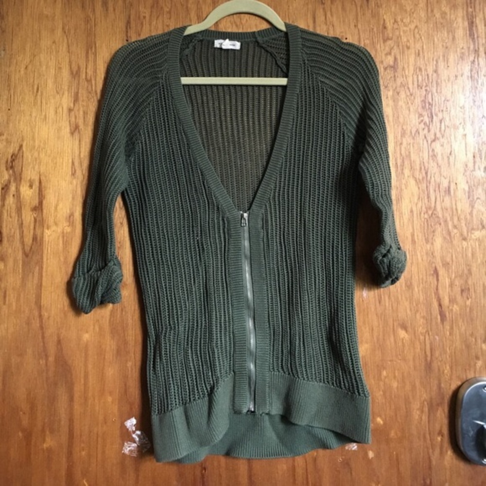 Silence + noise half sleeve cardigan