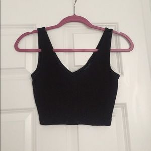 Bundle with others**Top Shop black V neck crop top
