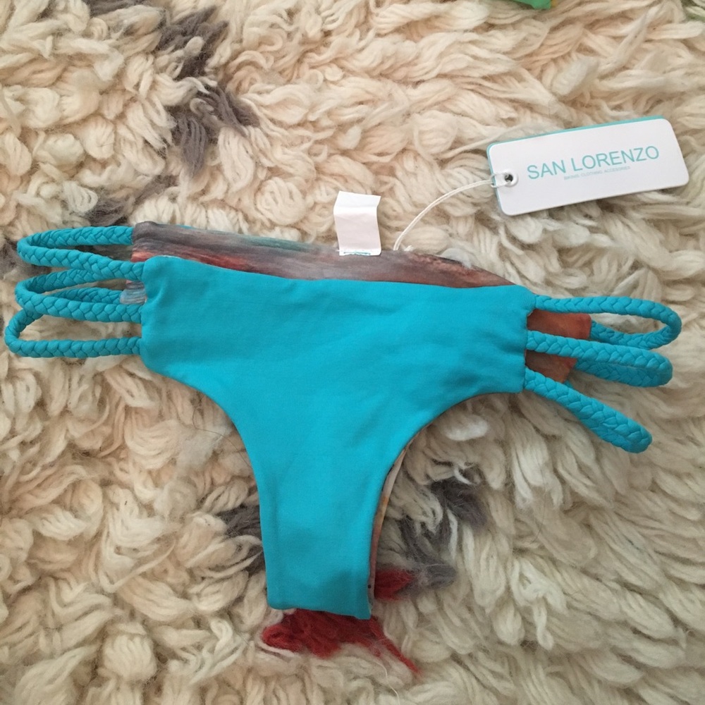 San Lorenzo Cheeky Braided Bikini Bottom