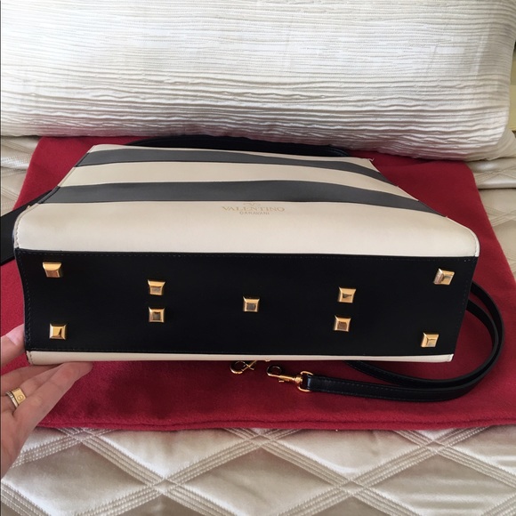 valentino handbag striped teen america 18