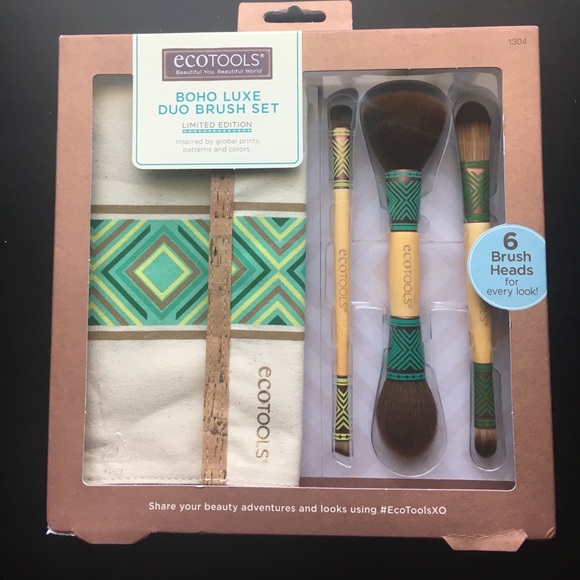 ecotools Other - LIMITED EDITION Ecotools brush set with bag NIB